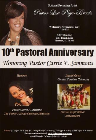 Event 10th Pastoral Anniversary Concert