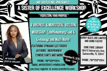 Event Encore Event! A Sister of Excellence Workshop
