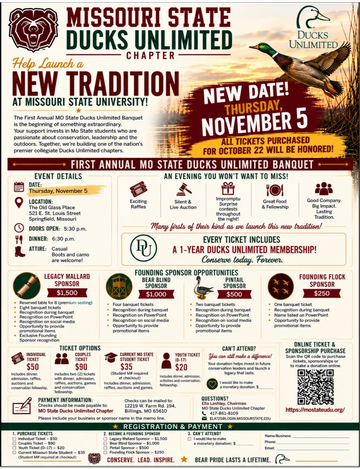 Event MO State University Dinner