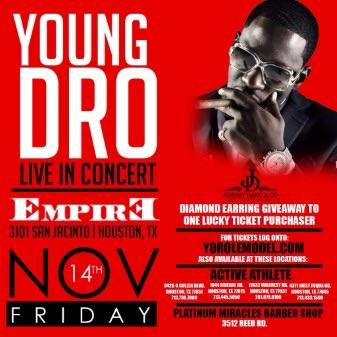Event Young Dro Live in Concert