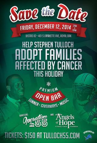 Event Stephen Tulloch's Athletes Adopting Families