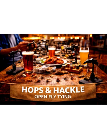 Event Hops & Hackle - Open Fly Tying
