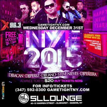 Event New Years Eve NYE SL Lounge Party 2015