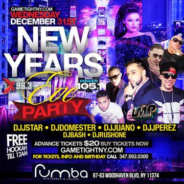 Event New Years Eve NYE Rumba Party 2015