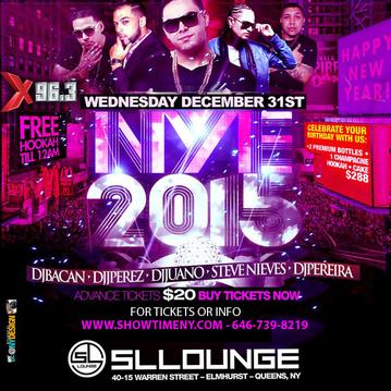 Event NEW YEARS EVE @ SL LOUNGE