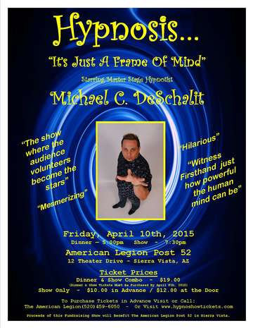 Event Comedy Hypnosis Show Fundraising Dinner
