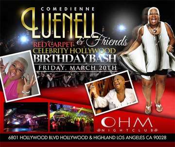 Event COMEDIENNE LUENELL' S HOLLYWOOD BIRTHDAY BASH