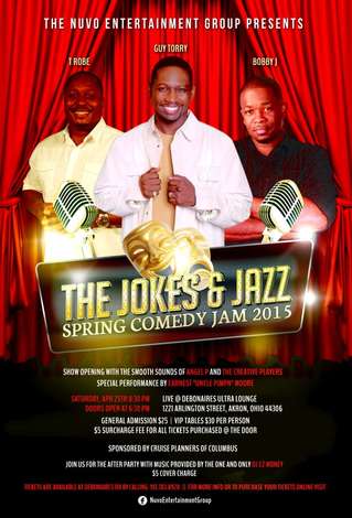 Event Jokes  And Jazz Spring Comedy Jam 2015