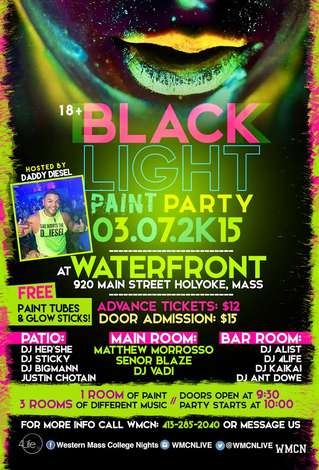 Event DJ HerShe 18+ Black Light Paint Ticket