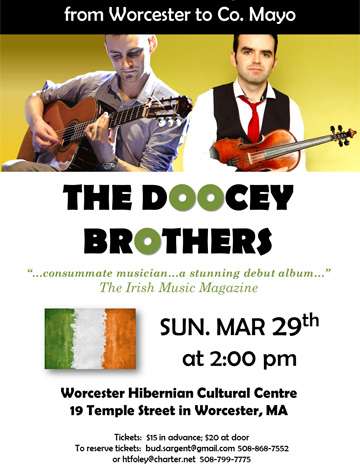 Event Doocey Brothers - Irish Music Concert