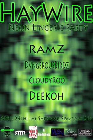 Event Haywire: Neon Lingerie Party 21+