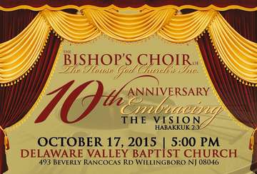 Event Bishops Choir 10th Anniversary