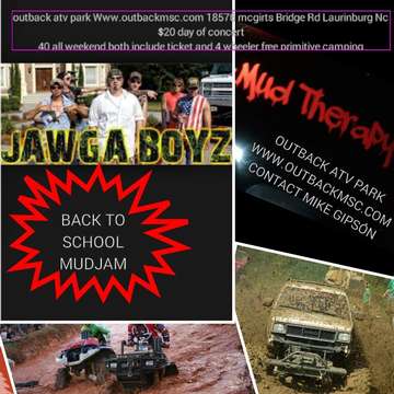 Event Back 2 School Mud Jam featuring Jawga Boyz