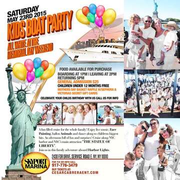 Event All White Affair Kids Party Cruise