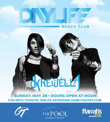 Event Purchase Tickets Krewella MDW at Harrahs Pool