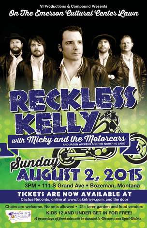 Event Reckless Kelly, Micky & the Motorcars