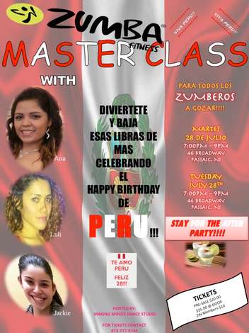 Event ZUMBA® Master Class Estilo Peruano