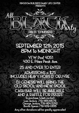 Event All Black Party