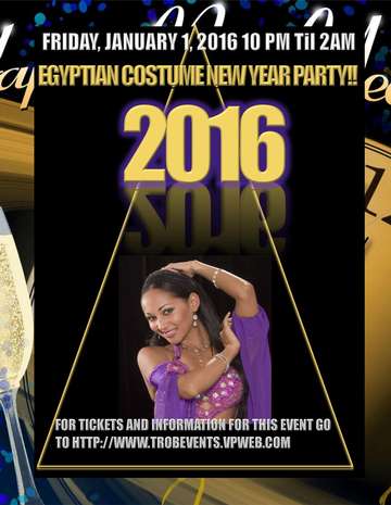 Event 2016 EGYPTIAN COSTUME NEW YEAR PARTY!!