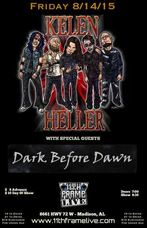 Event Kelen Heller with Dark Before Dawn