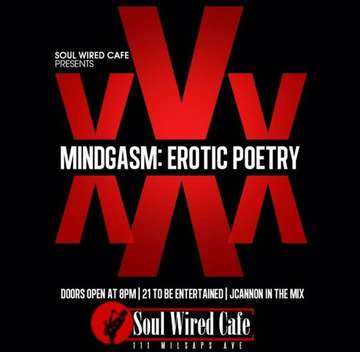 Event MINDGASM Erotic Poetry: Anytime, Anyplace Edition