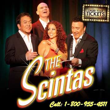 Event The Scintas — Performing Labor Day Weekend in the Home of the Stars!