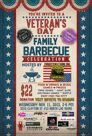 Event Veterans Day After Parade Family BBQ Celebration