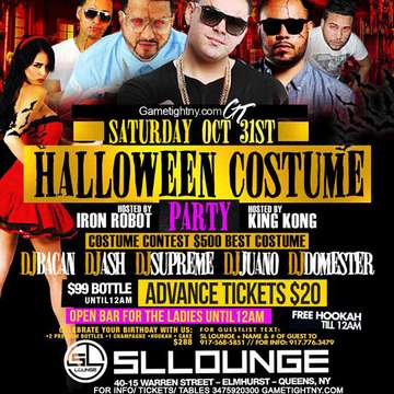 Event Halloween SL Lounge Queens NYC party 2015
