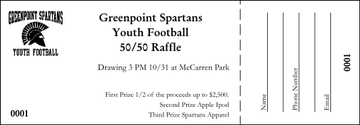 Event Greenpoint Spartans Youth Football 50/50 Raffle