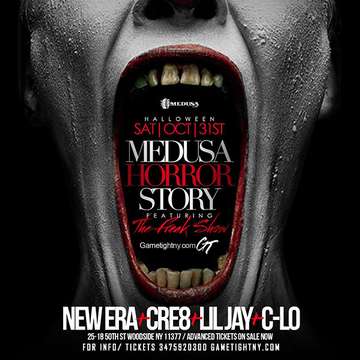 Event Halloween Medusa Queens NYC party 2015