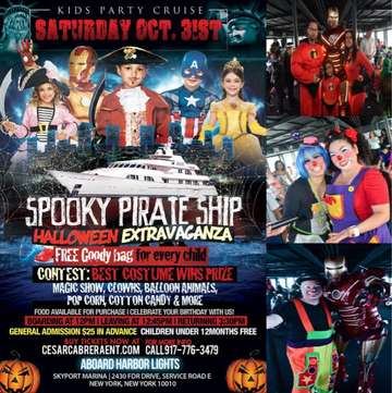 Event Spooky Pirate Ship Halloween Extravaganza Kids Boat Party