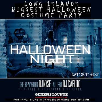 Event Halloween Genesis Lounge NYC party 2015