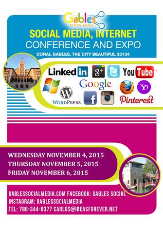 Event GABLES SOCIAL MEDIA AND INTERNET CONFERENCE AND EXPO