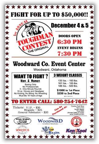 Event Original toughman-tough woman boxing contest - December 4-5
