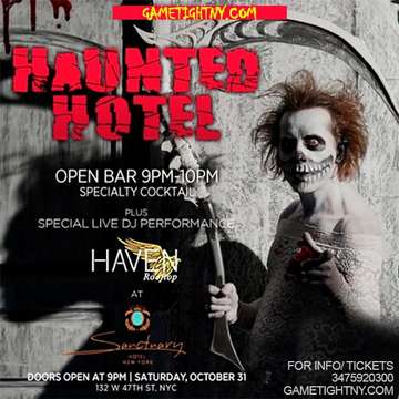 Event Halloween Haven Rooftop at Sanctuary Hotel Party 2015