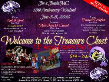 Event Jer-z Jewelz MC "Welcome to the Treasure Chest" 13th Anniversary Weekend