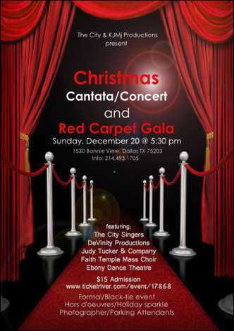 Event Christmas Cantata/Concert & Red Carpet Gala