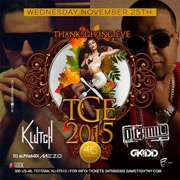 Event Thanksgiving Eve 46 lounge party 2015