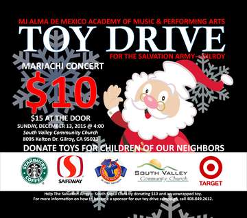 Event Toy Drive Concert - Gilroy