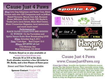 Event Cause Just 4 Paws