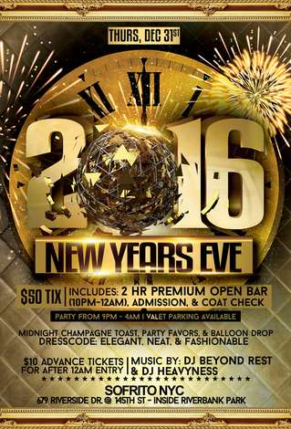 Event NYC New Years Eve Party at Sofrito