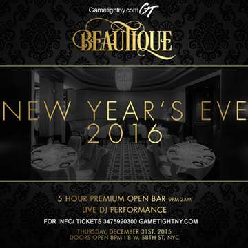 Event Beautique New Years Eve
