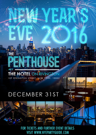 Event New Year's Eve at Hotel on Rivington Penthouse: #1 Panoramic View