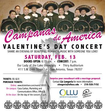 Event Campanas de America Valentine's Day Concert