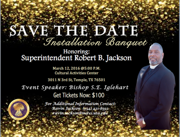 Event Supt. Jackson's Installation Banquet