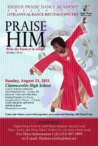 Event Higher Praise Dance Concert