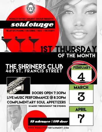 Event SouLounge -- First Thursdays!