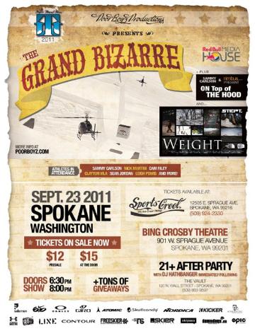 Event Triple Threat Tour Spokane, WA The Grand Bizarre