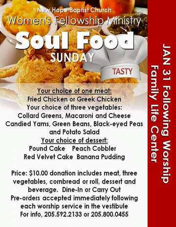 Event Soul Food Sunday