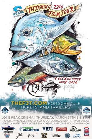 Event F3T Fly Fishing Film Tour in Big Sky